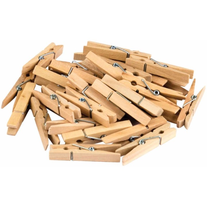 Teacher Created Resources® STEM Basics: Medium Clothespins, Pack of 50