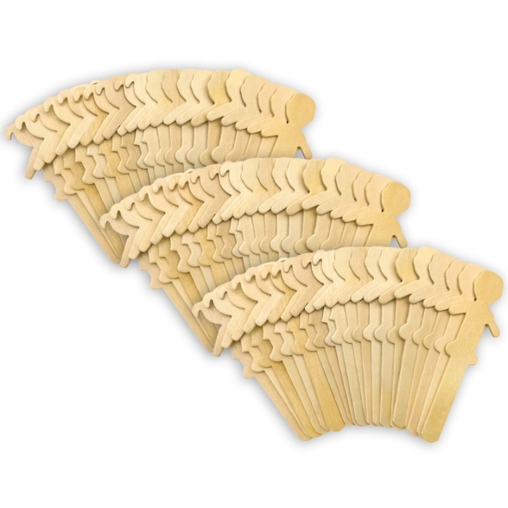 Teacher Created Resources® STEM Basics: People-Shaped Craft Sticks - 50 Per Pack, 3 Packs