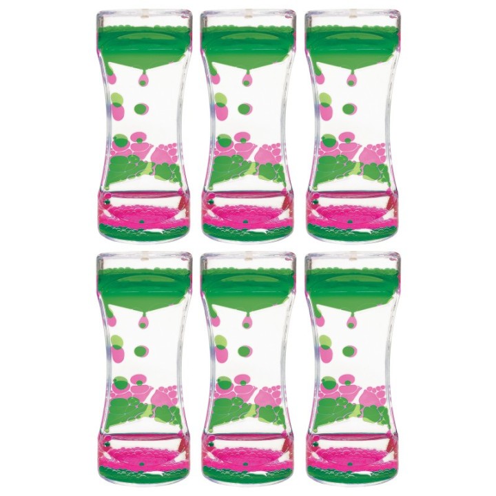 Teacher Created Resources® Pink & Green Liquid Motion Bubbler, Pack of 6