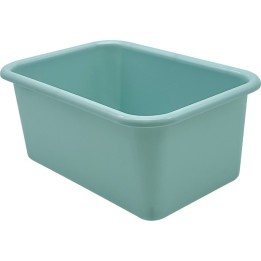 Teacher Created Resources® Small Plastic Storage Bin, Calming Blue