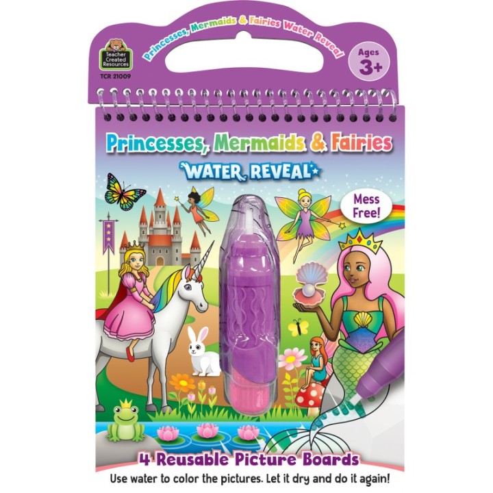 Teacher Created Resources® Princesses, Mermaids & Fairies Water Reveal