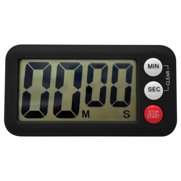 Teacher Created Resources® Magnetic Digital Classroom Timer, Black