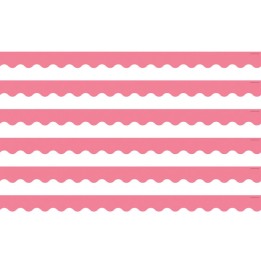 Teacher Created Resources® Light Pink Scalloped Border Trim, 35 Feet Per Pack, 6 Packs
