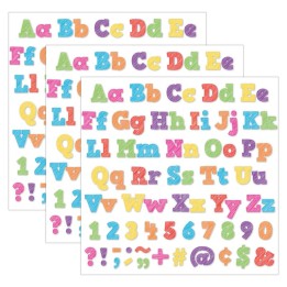 Teacher Created Resources® Scribble Bold Block 4" Letters Combo Pack, 230 Characters Per Pack, 3 Packs