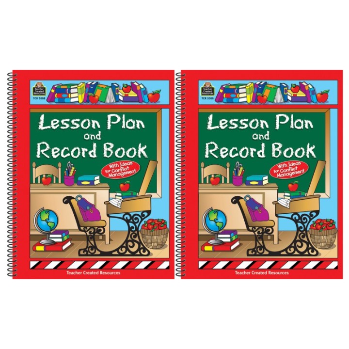 Teacher Created Resources® Lesson Plan and Record Book, Pack of 2