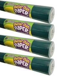 Teacher Created Resources® Better Than Paper® Bulletin Board Roll, 4' x 12', Hunter Green, 4 Rolls