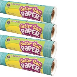 Teacher Created Resources® Better Than Paper® Bulletin Board Roll, 4' x 12', Shabby Chic, Pack of 4