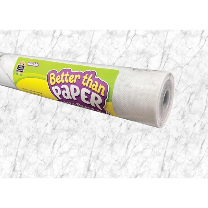 Teacher Created Resources® Marble Better Than Paper Bulletin Board Roll, 4' x 12', Pack of 4