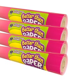 Teacher Created Resources® Pink and Orange Color Wash Better Than Paper Bulletin Board Roll 4-Pack