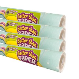 Teacher Created Resources® Better Than Paper Bulletin Board Roll, Oh Happy Day Rainbows, 4-Pack