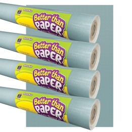 Teacher Created Resources® Better Than Paper® Bulletin Board Roll, 4' x 12', Stone Blue, 4 Rolls