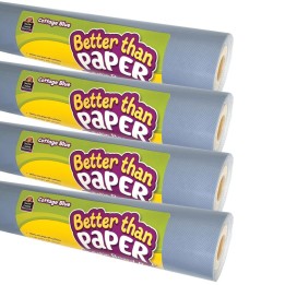 Teacher Created Resources® Better Than Paper® Bulletin Board Roll, Cottage Blue, 4-Pack