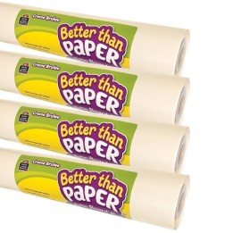 Teacher Created Resources® Better Than Paper® Bulletin Board Roll, Creme Brulee, 4-Pack