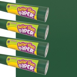 Teacher Created Resources® Better Than Paper® Bulletin Board Roll, 4' x 12', Pine Green, 4-Pack