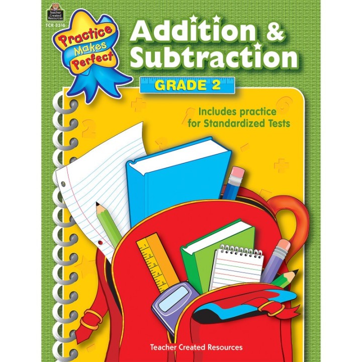 Teacher Created Resources® Practice Makes Perfect: Addition & Subtraction, Grade 2