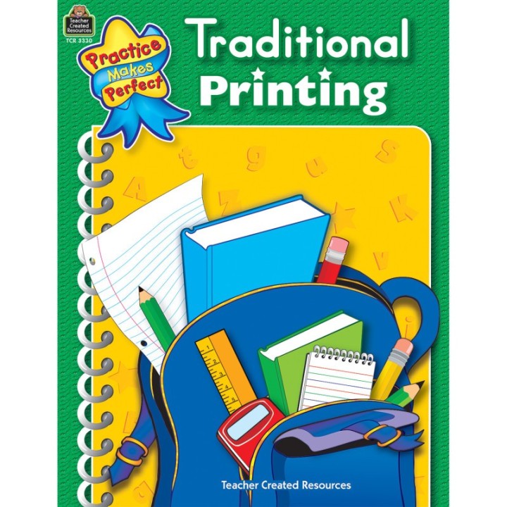 Teacher Created Resources® Practice Makes Perfect: Traditional Printing, 2nd Edition, Grade K-2