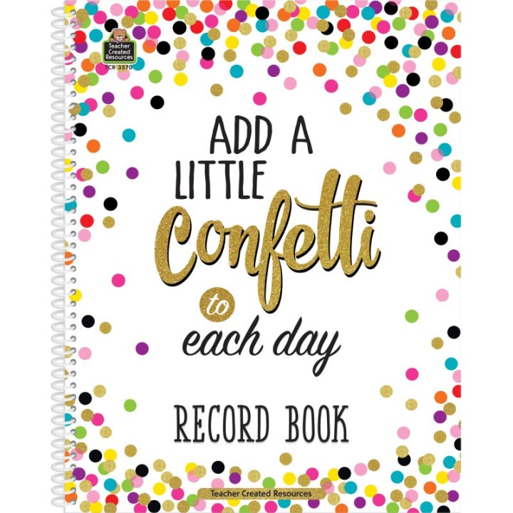 Teacher Created Resources® Confetti Record Book