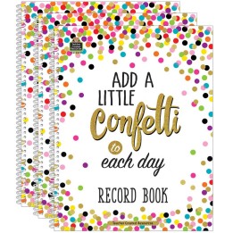 Teacher Created Resources® Confetti Record Book, Pack of 3