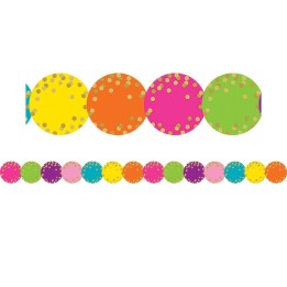 Teacher Created Resources® Confetti Circles Die-Cut Border Trim, 35 Feet