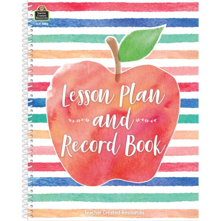 Teacher Created Resources® Watercolor Lesson Plan and Record Book
