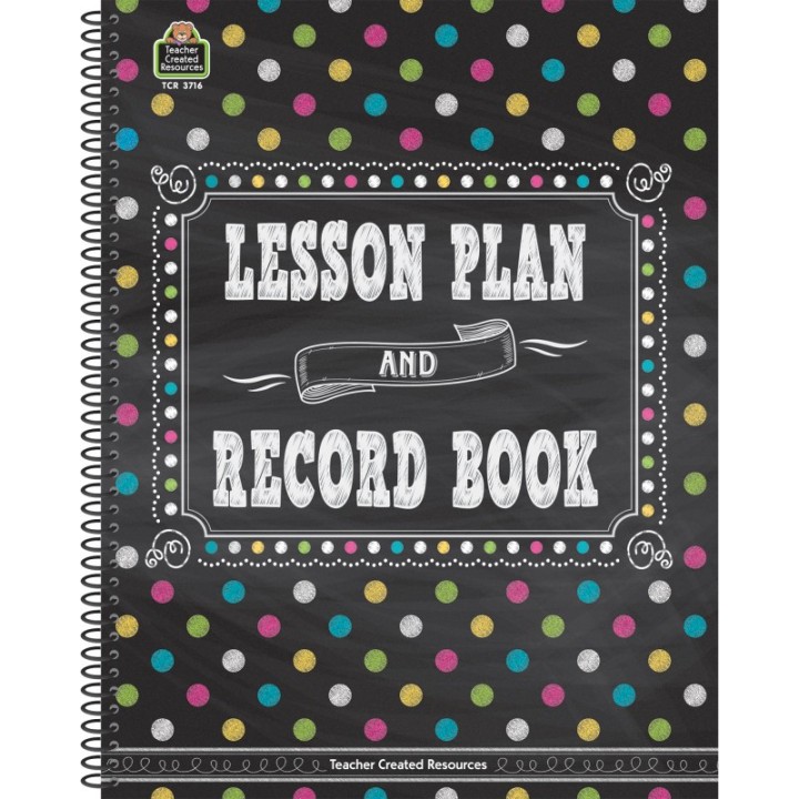 Teacher Created Resources® Chalkboard Brights Lesson Plan and Record Book