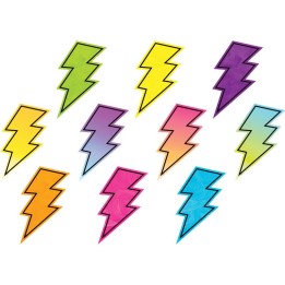 Teacher Created Resources® Brights 4Ever Lightning Bolts Accents, Pack of 30