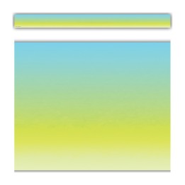 Teacher Created Resources® Aqua and Lime Color Wash Straight Border Trim, 35 Feet
