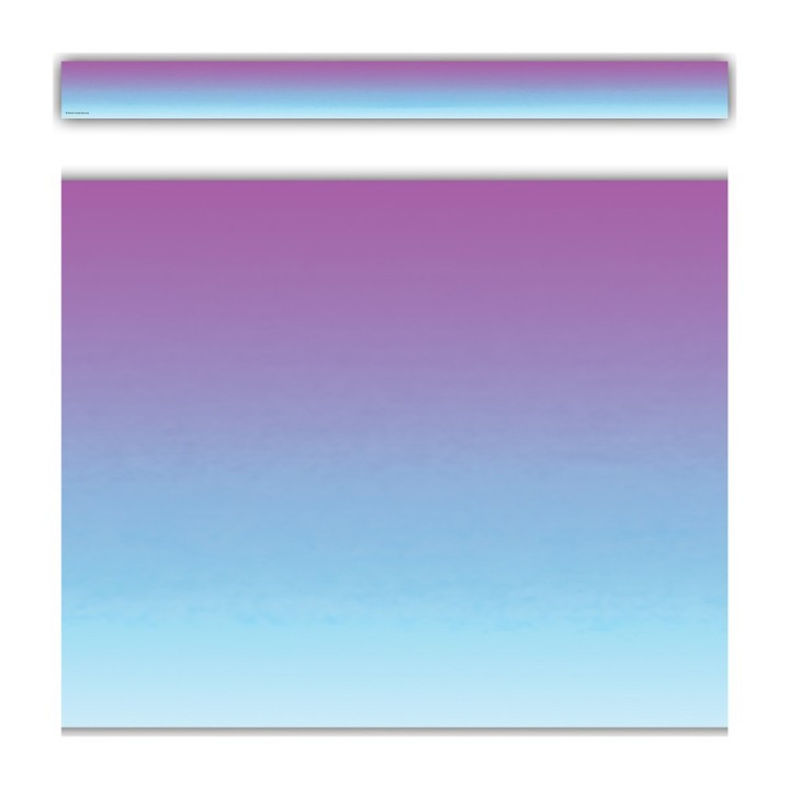 Teacher Created Resources® Purple and Blue Color Wash Straight Border Trim, 35 Feet