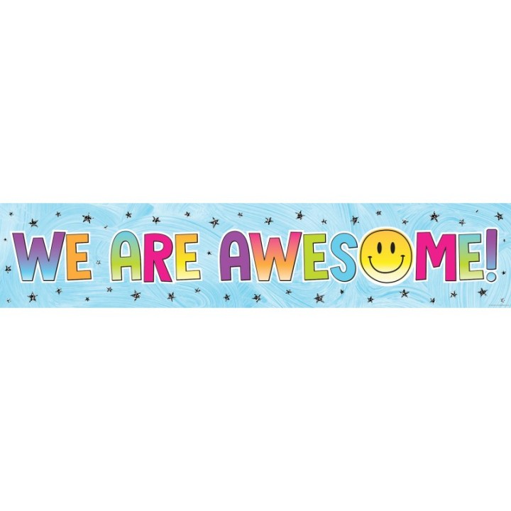 Teacher Created Resources® Brights 4Ever We Are Awesome! Banner