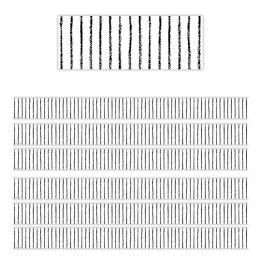 Teacher Created Resources® White With Black Pinstripes Straight Border Trim, 35 Feet Per Pack, 6 Packs