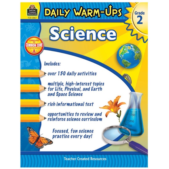 Teacher Created Resources® Daily Warm-Ups Science Book, Grade 2