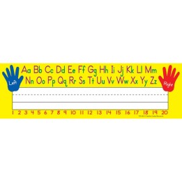 Teacher Created Resources® Left/Right Alphabet Name Plates, Pack of 36