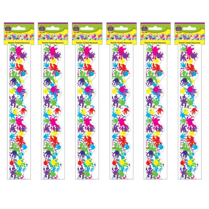 Teacher Created Resources® Helping Hands Border Trim, 35 Feet Per Pack, 6 Packs