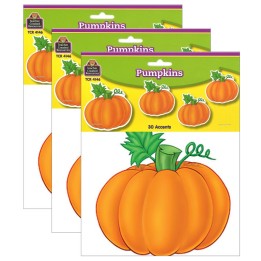 Teacher Created Resources® Pumpkins Accents, 30 Per Pack, 3 Packs