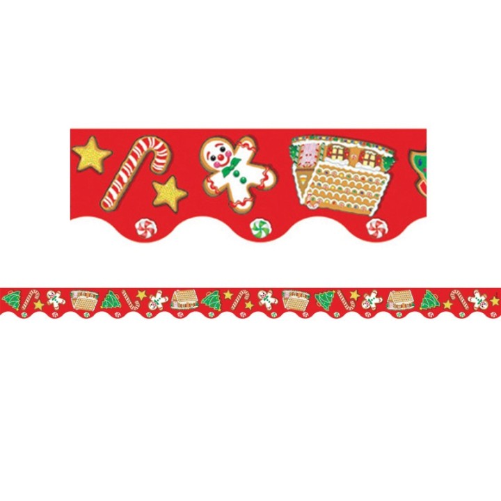 Teacher Created Resources® Christmas Scalloped Border Trim, 35 Feet