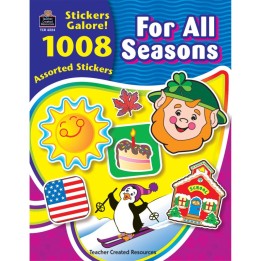 Teacher Created Resources® For All Seasons Sticker Book, Pack of 1008