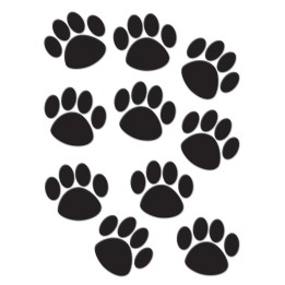 Teacher Created Resources® Black Paw Prints Accents, Pack of 30