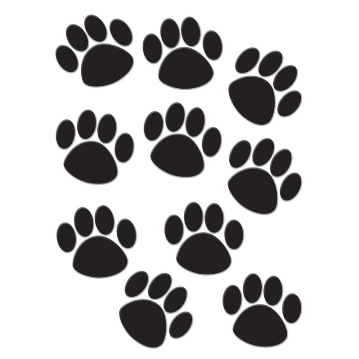 Teacher Created Resources® Black Paw Prints Accents, Pack of 30
