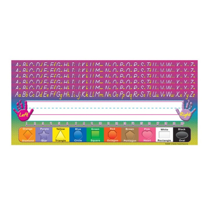 Teacher Created Resources® Modern Printing Flat Name Plates, 36 Per Pack, 6 Packs