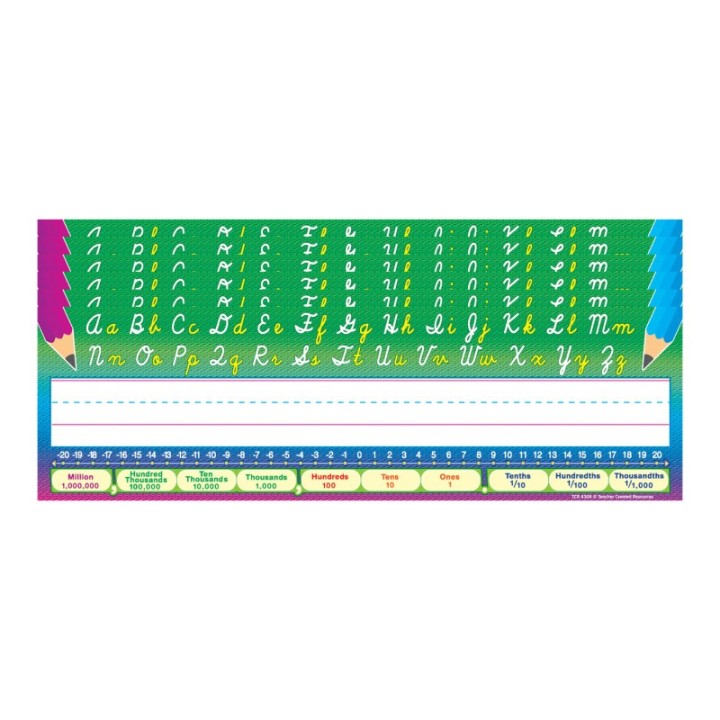 Teacher Created Resources® Cursive Writing Name Plates, 36 Per Pack, 6 Packs