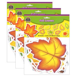Teacher Created Resources® Fall Leaves Accents, 30 Per Pack, 3 Packs