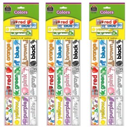 Teacher Created Resources® Colors Headliners, 12 Per Pack, 3 Packs