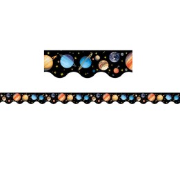 Teacher Created Resources® Solar System Scalloped Border Trim, 35 Feet