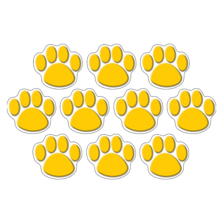 Teacher Created Resources® Gold Paw Prints Accents, Pack of 30