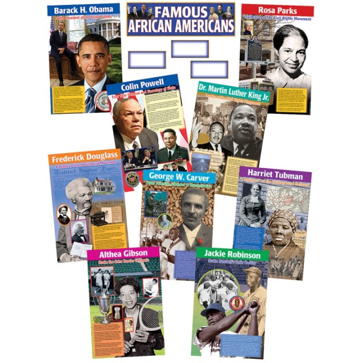 Teacher Created Resources® Famous African Americans Bulletin Board Display Set