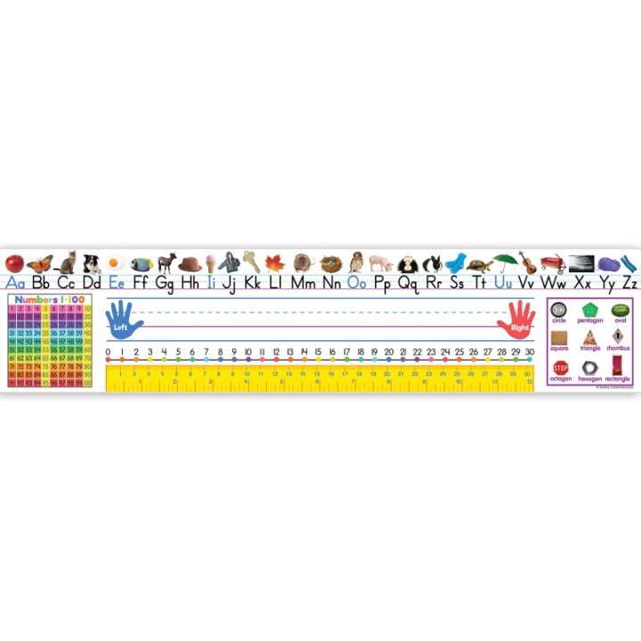 Teacher Created Resources® Colorful Traditional Printing Jumbo Name Plates, 18" x 24", Pack of 36