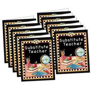 Teacher Created Resources® Mary Engelbreit Substitute Teacher Pocket Folder, Pack of 10