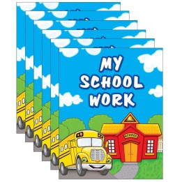 Teacher Created Resources® My School Work Pocket Folder, Pack of 6