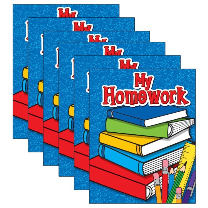 Teacher Created Resources® My Homework Pocket Folder, Pack of 6