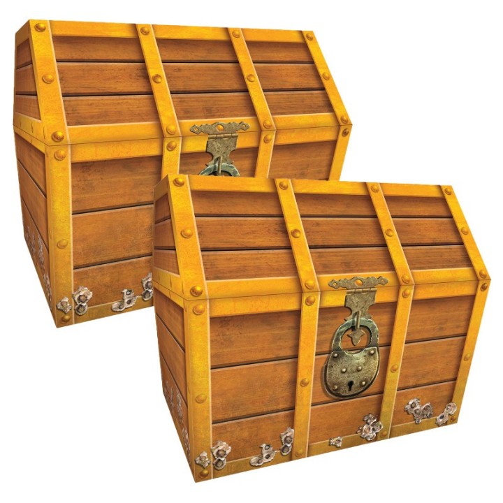 Teacher Created Resources® Treasure Chest, Pack of 2